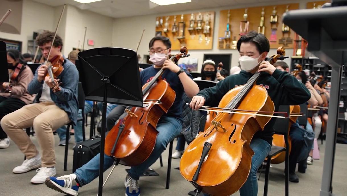 Small String Ensemble with Teacher