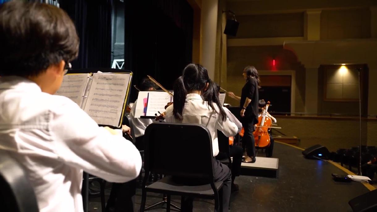 Members of the Kendall Youth Orchestra